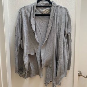 All Saints Vasu cardigan. Light heather grey